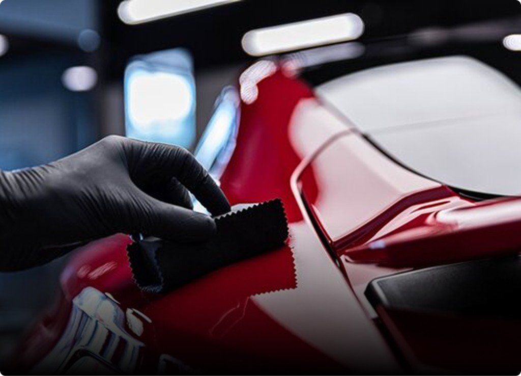 Professional ceramic coating application